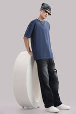 premium men oversized t shirt relaxed fit cotton fabric