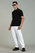 premium men polo t shirt cotton blend slim fit