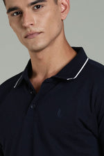 mens cotton polo t shirt solid design everyday wear