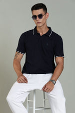 premium men polo t shirt cotton blend slim fit