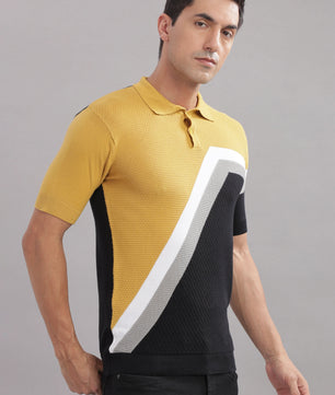 diagonal polo t shirt for men everyday wear India