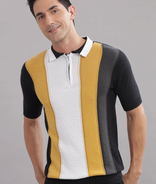 striped polo t shirt for men everyday wear India