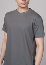 t shirt for men grey casual everyday wear