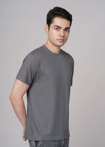 stylish men t shirt grey minimal design