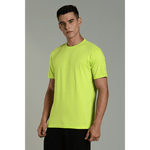 mens cotton t shirt solid design workout wear