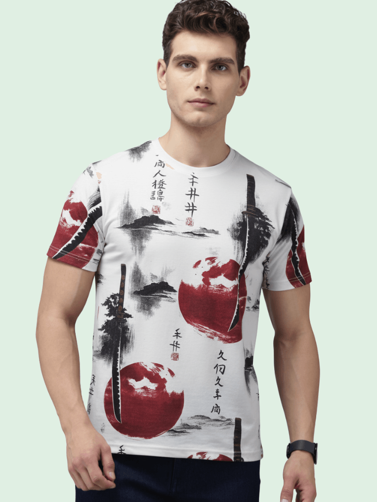 Outlaws Regular AOP Cotton Tee