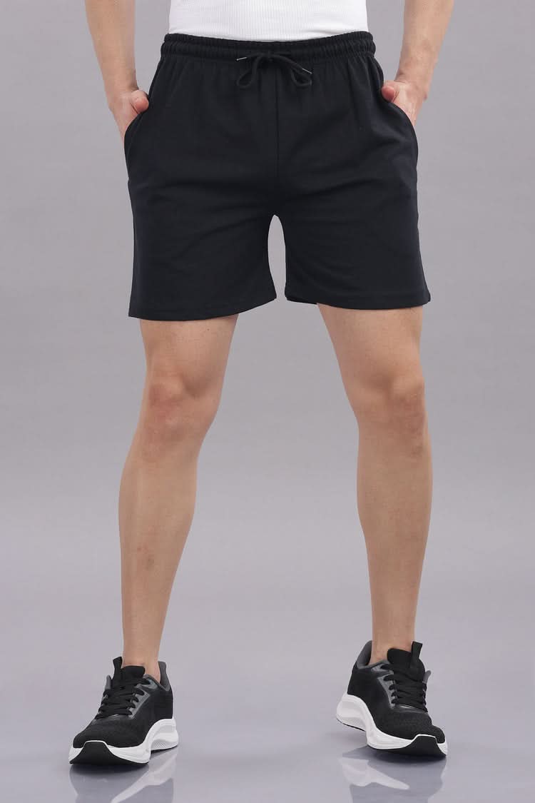 Men's Outlaws Shorts by Outlaws Fashion, casual denim shorts with distressed details, front pockets, and a relaxed fit.