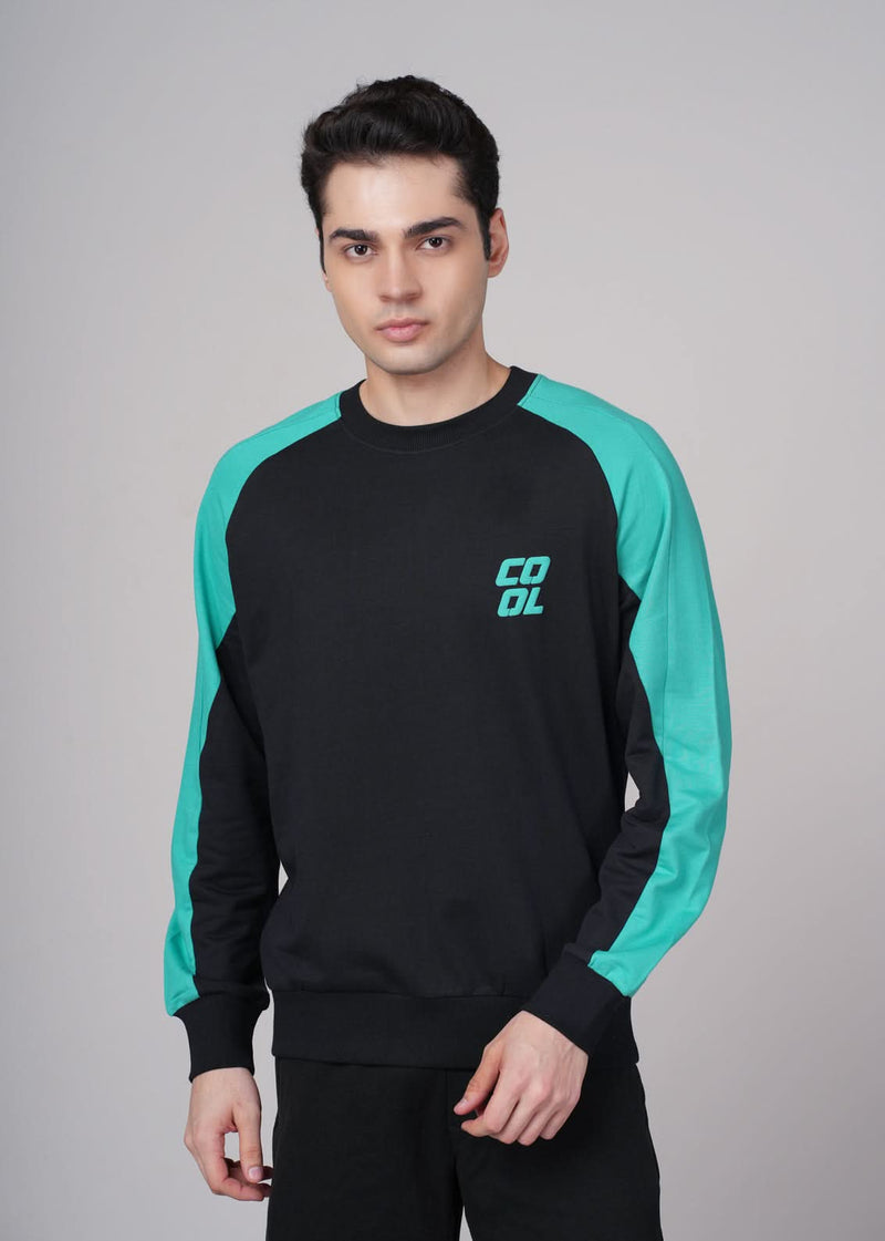Men's Outlaws Sweatshirt by Outlaws Fashion, featuring a casual fit and stylish design, shown on a model.