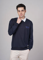 Men's Outlaws Sweatshirt by Outlaws Fashion, featuring a casual fit with bold graphic design, shown on a model.