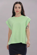 Outlaws Sweet Green workout tank top for women featuring a sleeveless design and athletic fit, made by Outlaws Fashion.