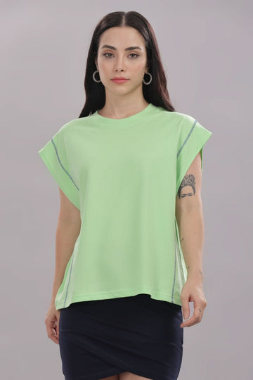 Outlaws Sweet Green workout tank top for women featuring a sleeveless design and athletic fit, made by Outlaws Fashion.