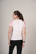 women gym t shirt light pink breathable workout wear
