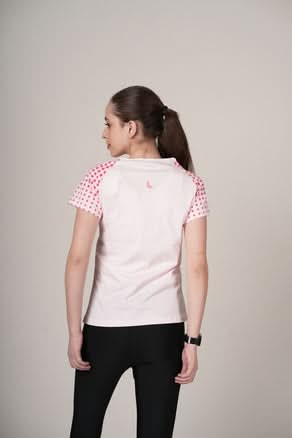 women gym t shirt light pink breathable workout wear