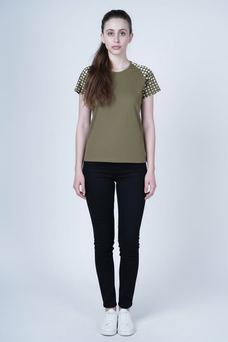 women gym t shirt olive breathable workout wear