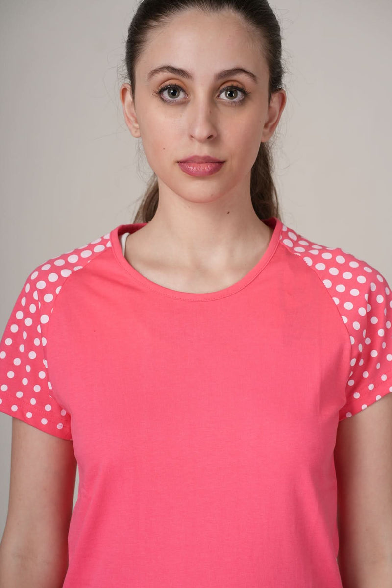 women gym t shirt pink breathable workout wear