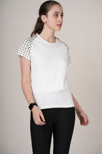 sporty t shirt women white casual activewear