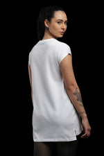 Outlaws Women Butterfly Face Graphic Printed T Shirt - White Artistic Tee