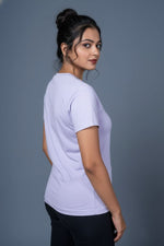 women slogan t shirt lavender bff crew cute design