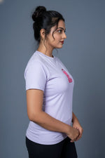 printed t shirt women lavender friendship casual style