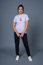 women stylish t shirt lavender bff crew graphic design
