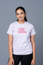 Outlaws women printed t shirt lavender chic clique graphic casual wear