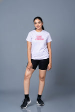 lavender printed t shirt for women everyday wear
