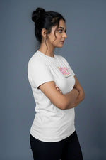 printed t shirt women white stylish casual style