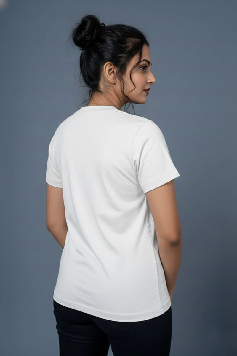 women slogan t shirt white girl code trendy design