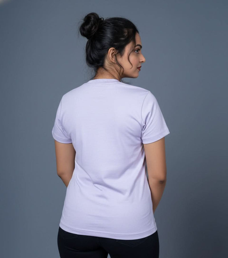 women slogan t shirt lavender embrace your magic design