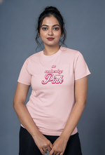 women stylish t shirt wednesdays wear pink graphic design