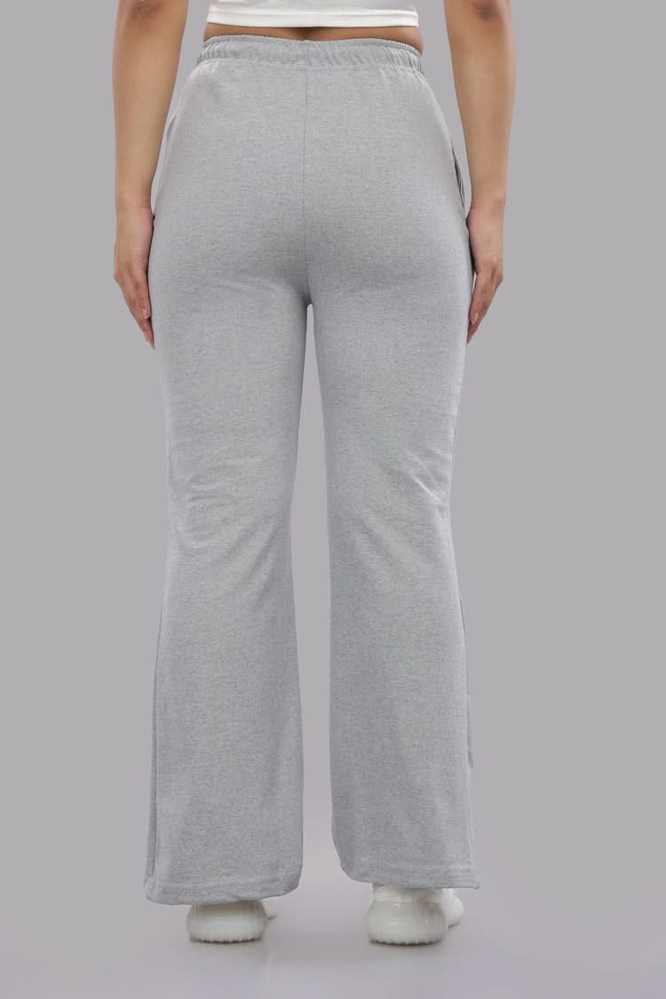 women grey track pants casual wear styling