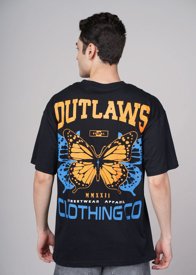 Men's Outlaws Graphic T-Shirt from Outlaws Fashion, featuring bold graphic design on a comfortable cotton T-shirt.