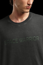 OutlawsFashion Space Warrior Black Oversized T-Shirt for Men