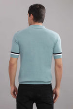 premium men polo t shirt cotton knit slim fit style