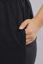 cotton shorts women black everyday wear